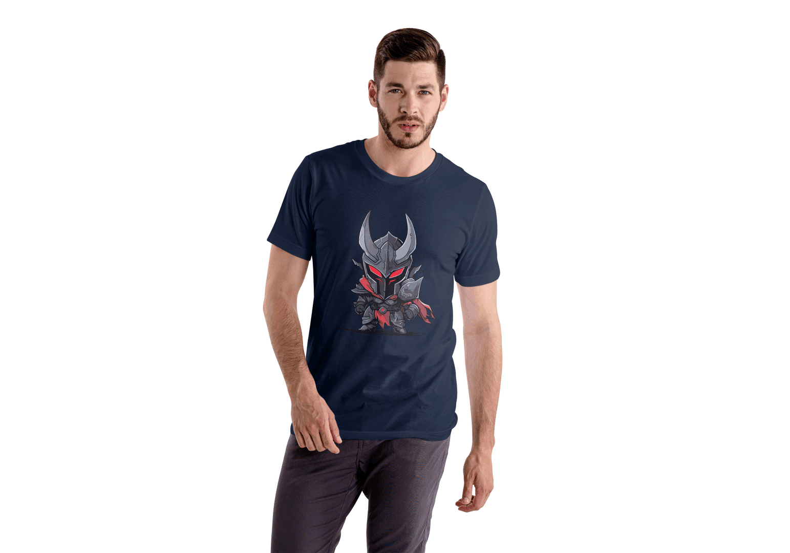 Chibi Dark Knight: Warrior Graphic Tee - Essentia Attire