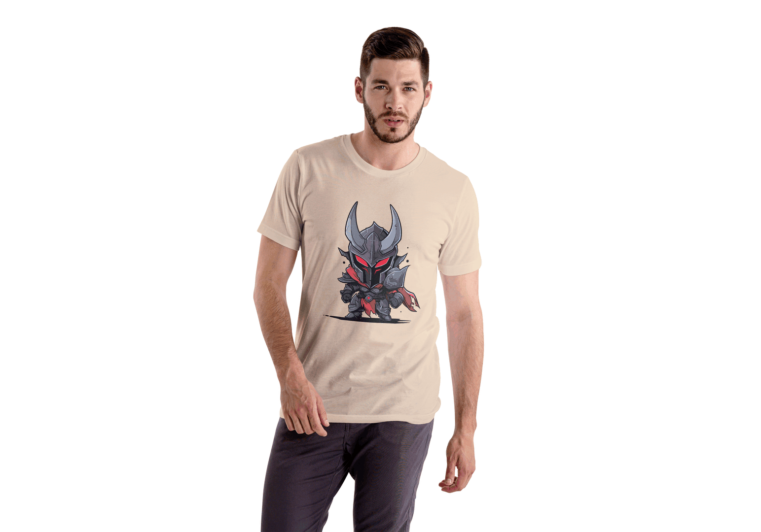 Chibi Dark Knight: Warrior Graphic Tee - Essentia Attire