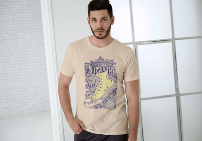 Crowned Sneaker Graphic: Retro Kickz King - Essentia Attire