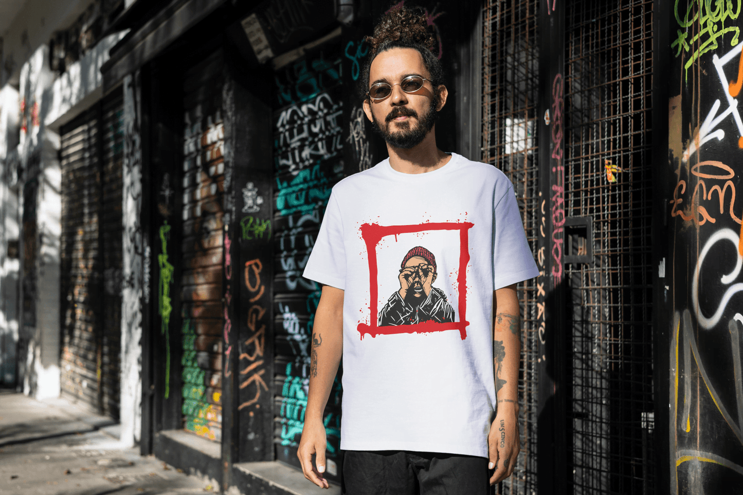 Funny Shocked Face Tee: Caught Off Guard - Essentia Attire