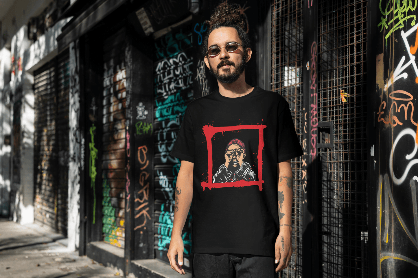 Funny Shocked Face Tee: Caught Off Guard - Essentia Attire