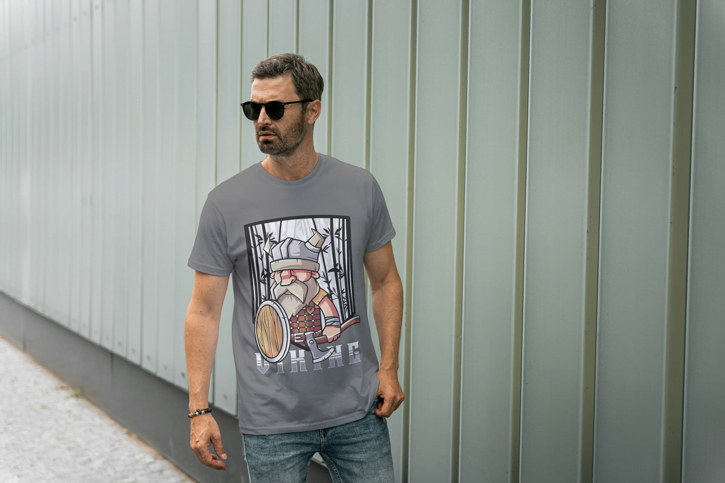 Little Viking" Graphic: Funny Historical Art Design - Essentia Attire