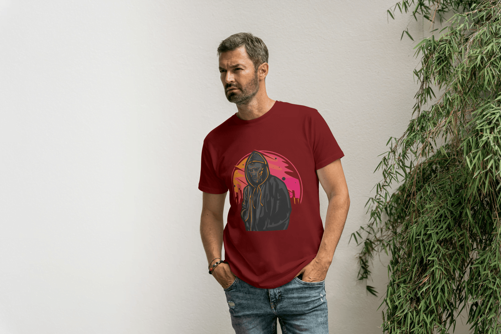 Glitch Skull Hoodie: Cyberpunk Skeleton Graphic Tee - Essentia Attire