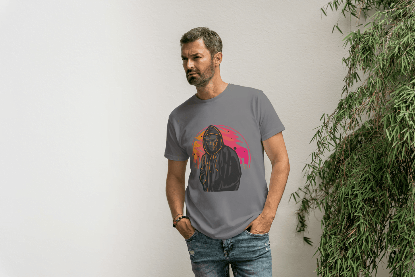 Glitch Skull Hoodie: Cyberpunk Skeleton Graphic Tee - Essentia Attire