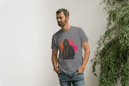 Glitch Skull Hoodie: Cyberpunk Skeleton Graphic Tee - Essentia Attire