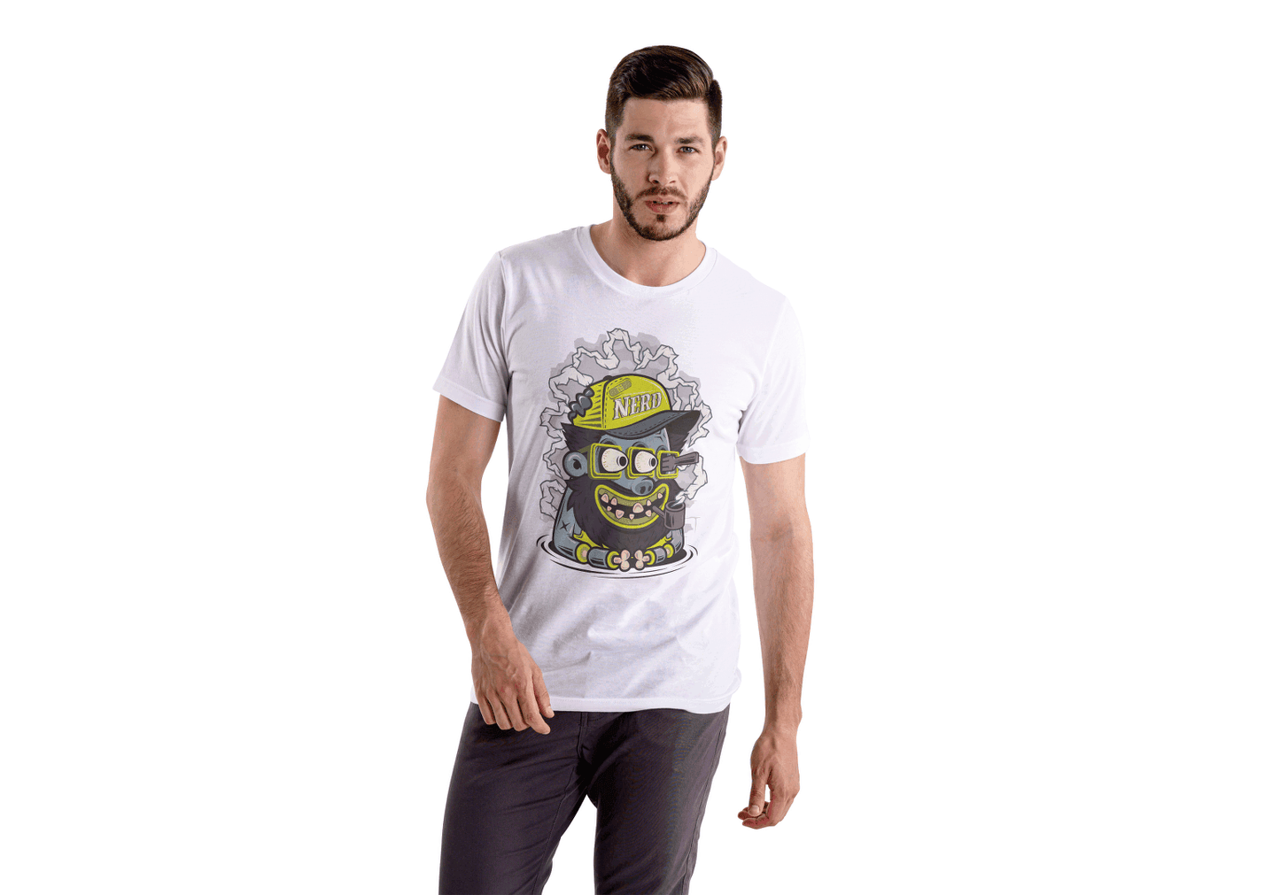 Steampunk Nerd Creature: Artistic Monster Tee - Essentia Attire