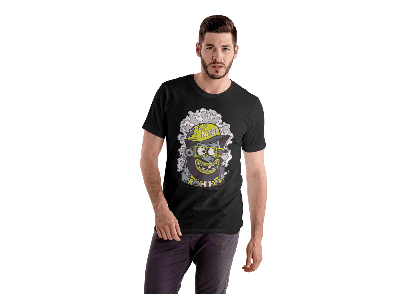Steampunk Nerd Creature: Artistic Monster Tee - Essentia Attire