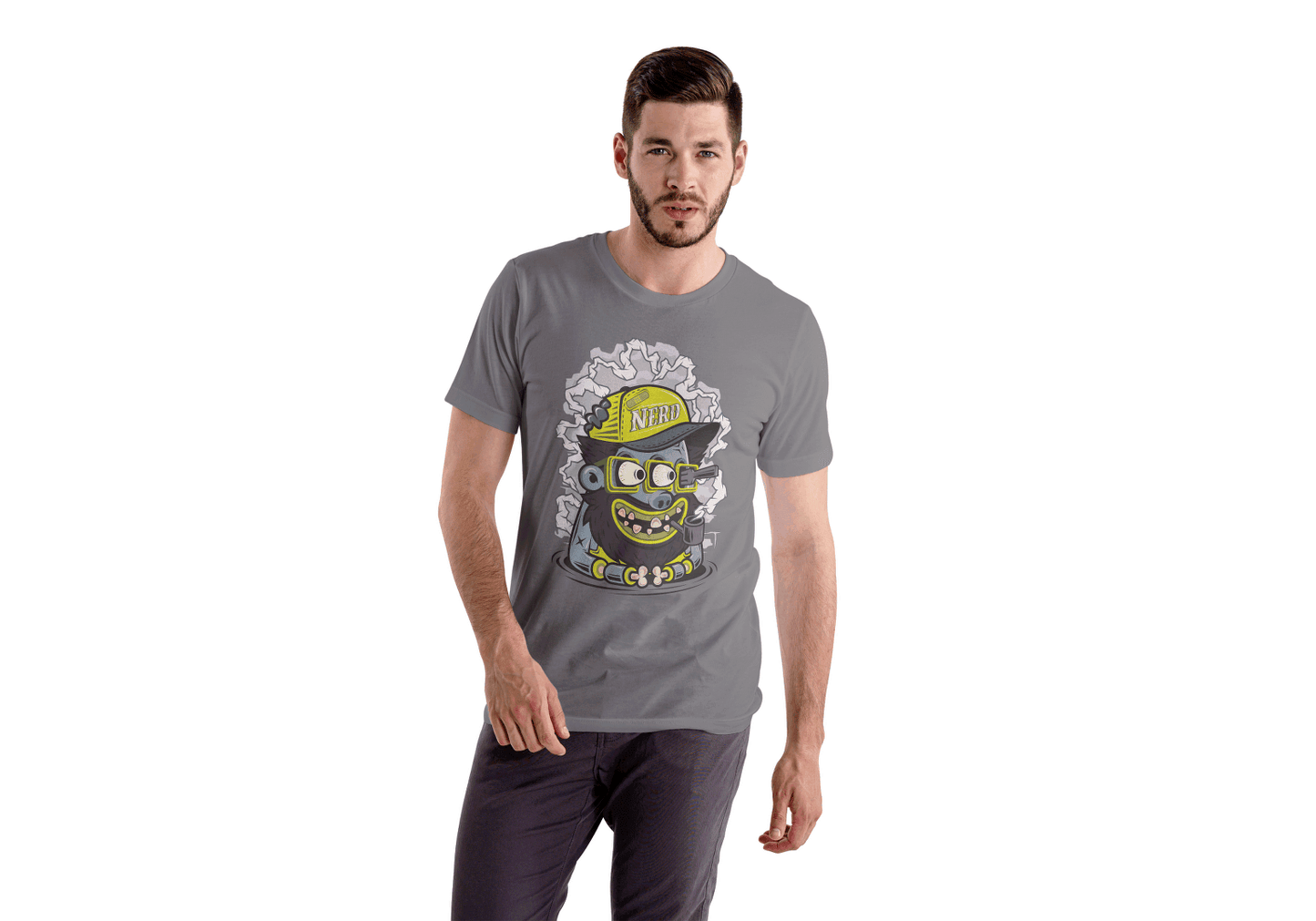 Steampunk Nerd Creature: Artistic Monster Tee - Essentia Attire