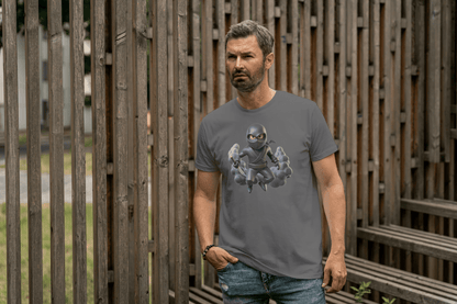 Cute Ninja Warrior: Cartoon Stealth Fighter Tee - Essentia Attire