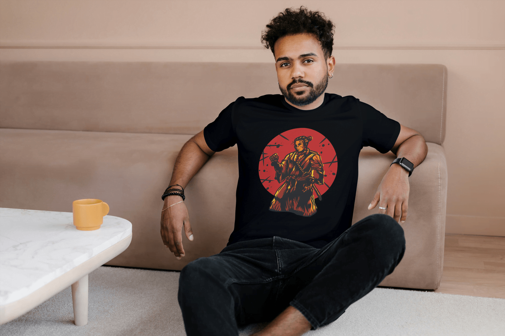 Samurai Warrior Art Tee: Japanese Martial Arts - Essentia Attire