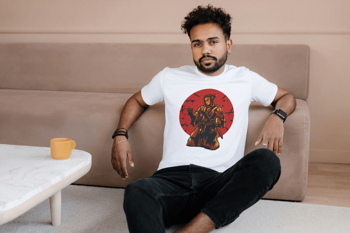 Samurai Warrior Art Tee: Japanese Martial Arts - Essentia Attire
