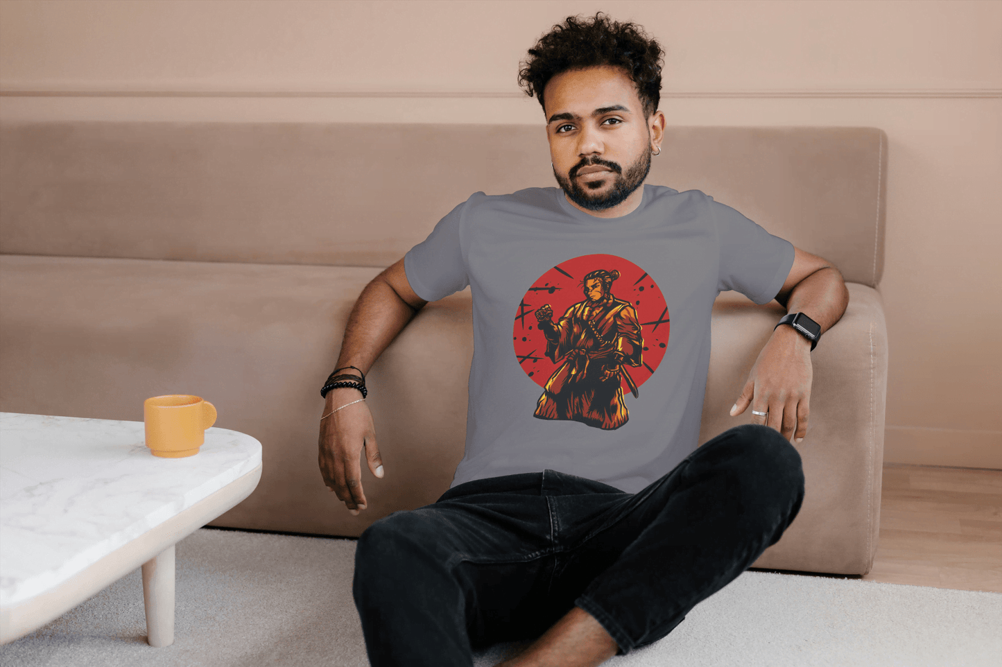 Samurai Warrior Art Tee: Japanese Martial Arts - Essentia Attire