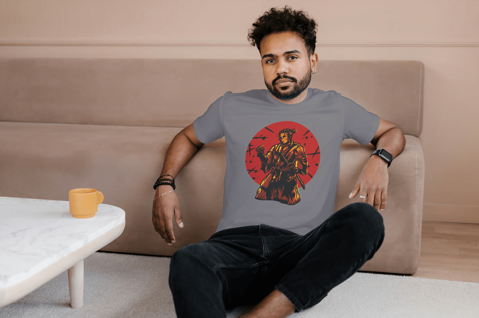 Samurai Warrior Art Tee: Japanese Martial Arts - Essentia Attire