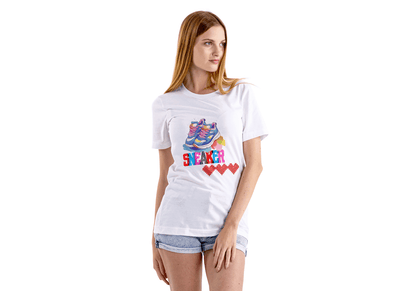 Sneaker Obsession Colorful T-Shirt Unisex Sneakerhead Graphic Tee - Essentia Attire