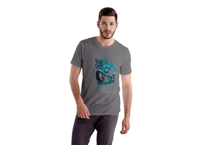 Turbo Chicks Motorcycle: Burn the Road" Tee - Essentia Attire