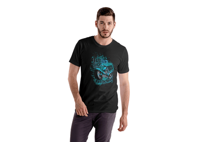 Turbo Chicks Motorcycle: Burn the Road" Tee - Essentia Attire