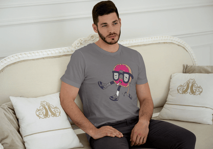 Rebellious Donut with Cigarette: Unique Artistic Design - Essentia Attire