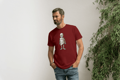 Cute Cartoon Mummy: Glowing Eye Mummy Tee - Essentia Attire