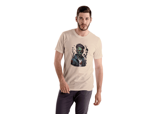 Edgy Hipster: Red Eye Zombie Tee - Essentia Attire