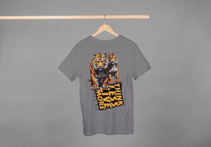 Think Less Live More: Tiger Inspirational Graphic Tee - Essentia Attire