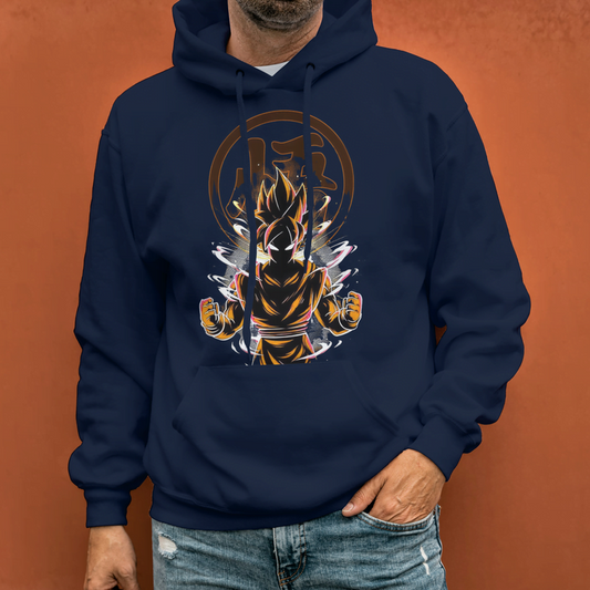 Super Saiyan 3 Goku DropShoulder Hoodie | Anime Manga