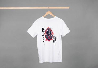Japanese Samurai Warrior: Bushido Art Japanese Calligraphy Tee - Essentia Attire