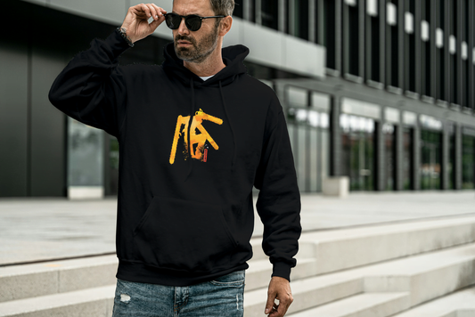 The Devil's Rage | Chainsaw Man Fiery Silhouette DropShoulder Hoodie