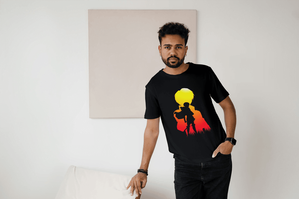 Attack on Titan Mikasa Sword T-shirt | ODM Gear Scene Anime Art - Essentia Attire