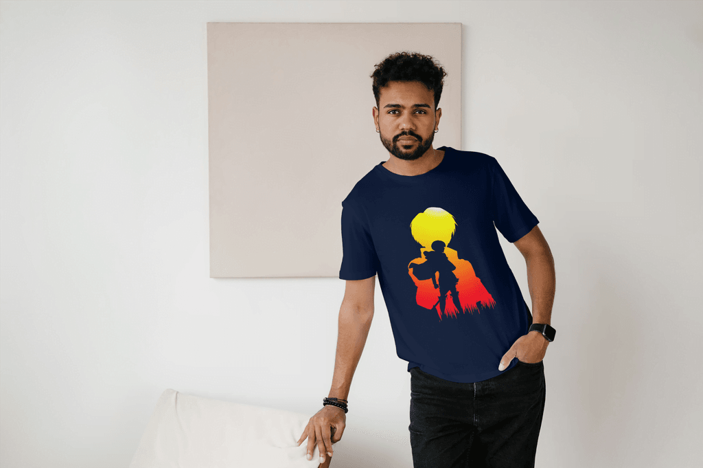Attack on Titan Mikasa Sword T-shirt | ODM Gear Scene Anime Art - Essentia Attire