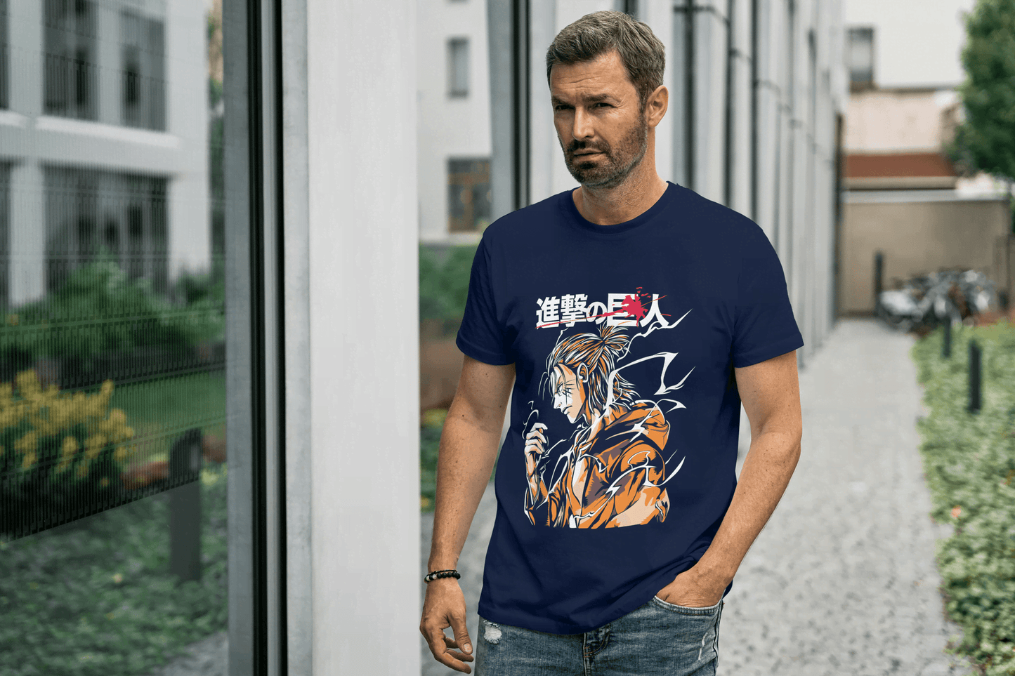 Attack on Titan Eren Yeager Tee: Shingeki no Kyojin Anime Graphic Tee - Essentia Attire