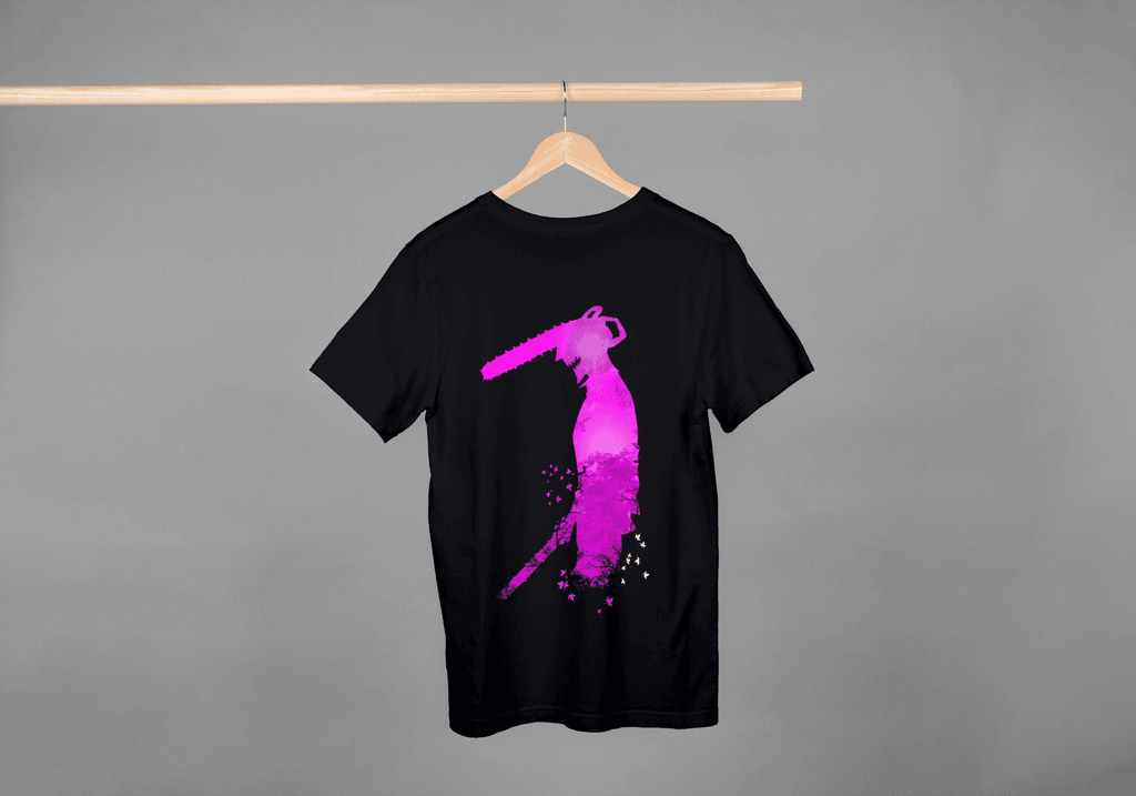 The Devil's Silhouette | Chainsaw Man Artistic Tee - Essentia Attire