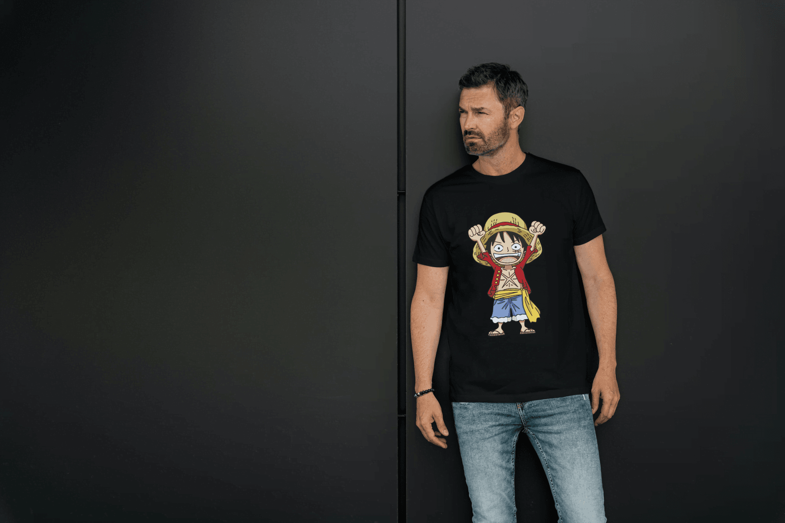 Onepiece Pirate Captain: Straw Hat Fan Tee - Essentia Attire