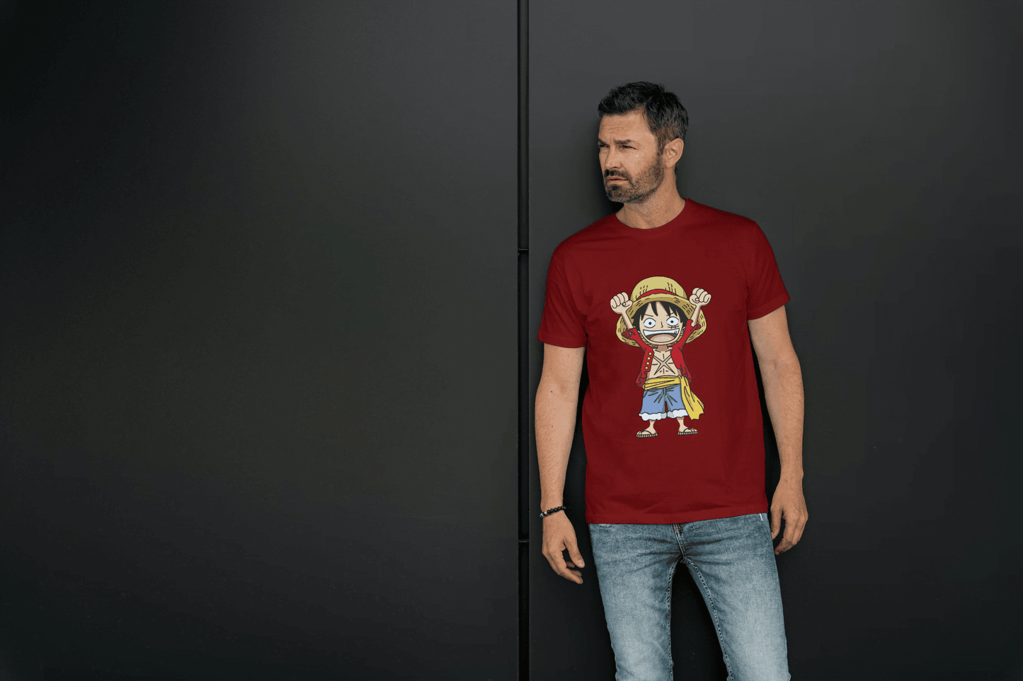 Onepiece Pirate Captain: Straw Hat Fan Tee - Essentia Attire