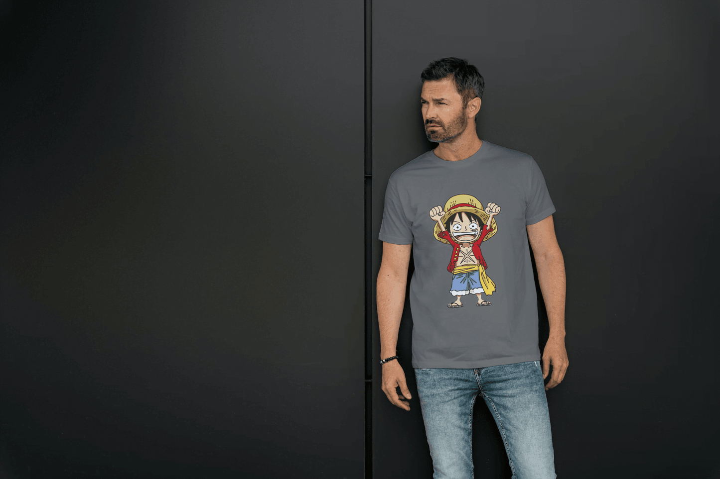 Onepiece Pirate Captain: Straw Hat Fan Tee - Essentia Attire