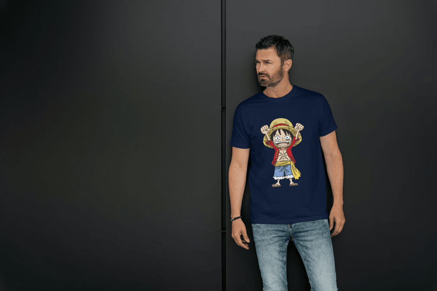 Onepiece Pirate Captain: Straw Hat Fan Tee - Essentia Attire