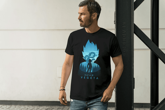 Dragon Ball Z Vegeta Tee | Prince of Saiyans | Anime Manga T-Shirt - Essentia Attire
