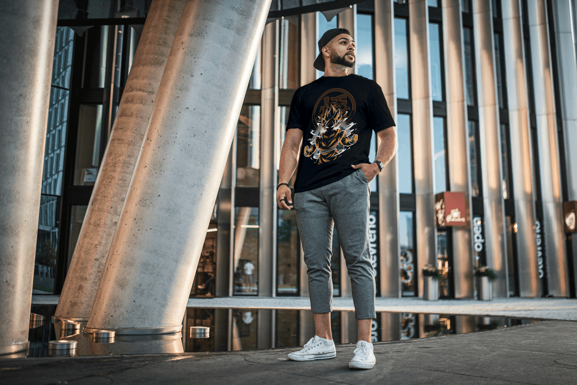 Super Saiyan 3 Goku T-shirt | Anime Manga - Essentia Attire