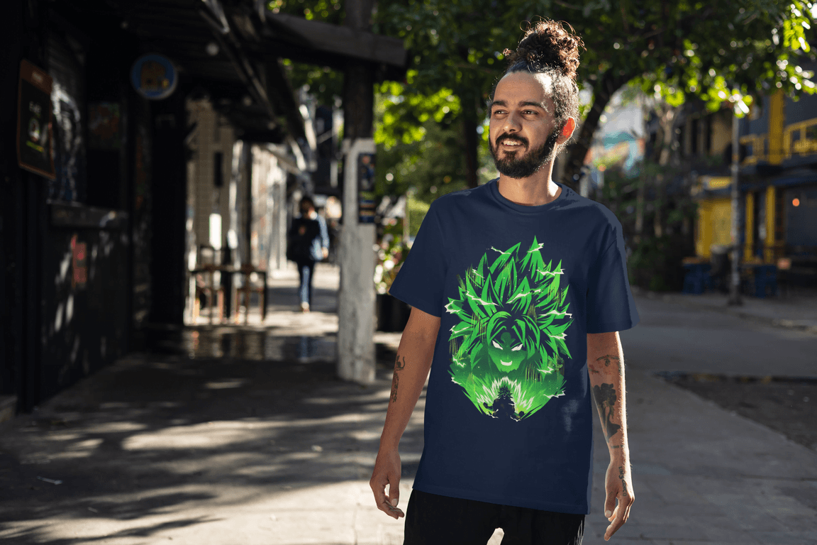 Broly Legendary Super Saiyan T-shirt | Dragon Ball Z Anime Tee - Essentia Attire