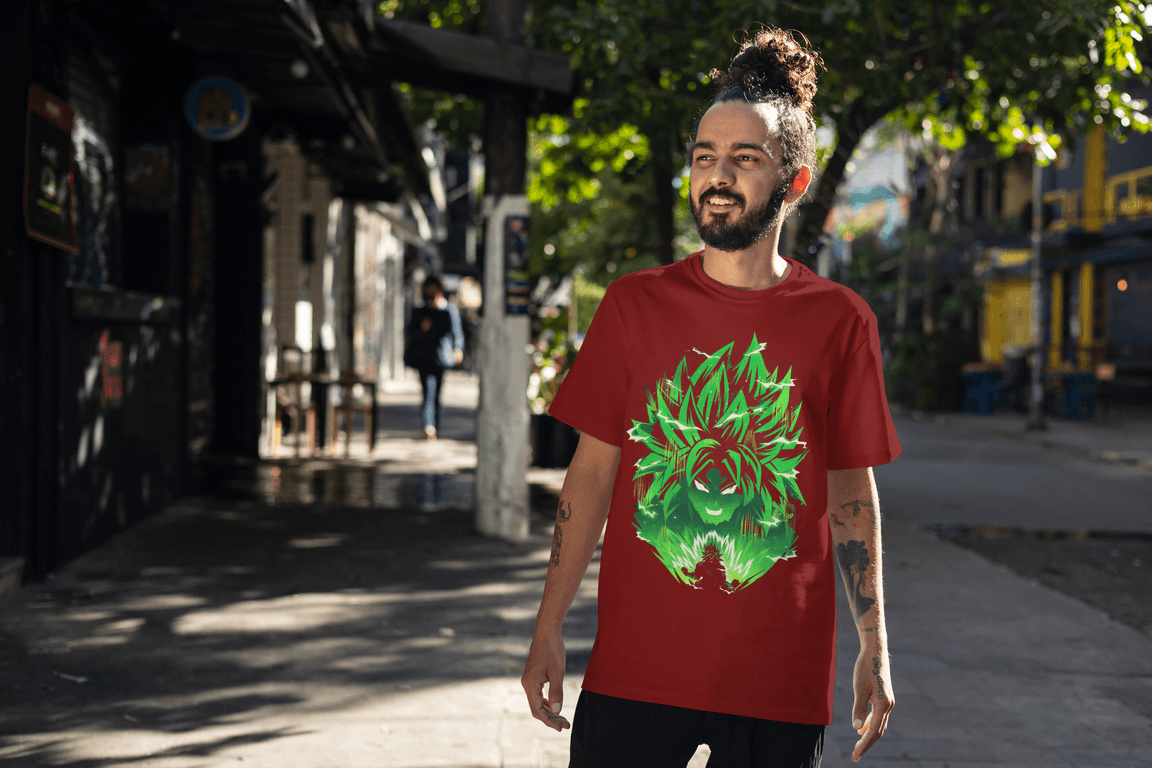 Broly Legendary Super Saiyan T-shirt | Dragon Ball Z Anime Tee - Essentia Attire