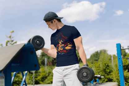 DBZ Goku Super Saiyan 4 T-shirt | Primal Saiyan Form Anime - Essentia Attire