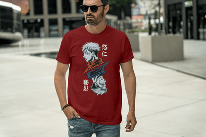 Jujutsu Kaisen 'King of Curses' Sukuna & Itadori Yuji T-shirt - Essentia Attire