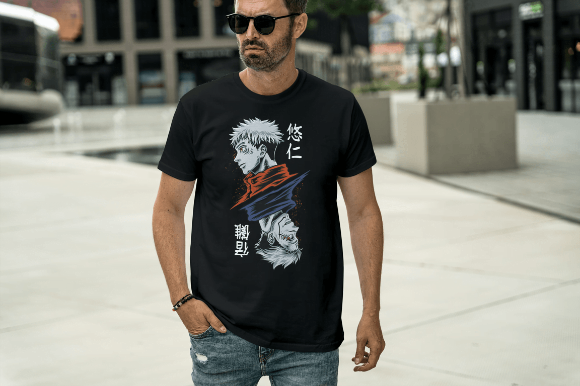 Jujutsu Kaisen 'King of Curses' Sukuna & Itadori Yuji T-shirt - Essentia Attire