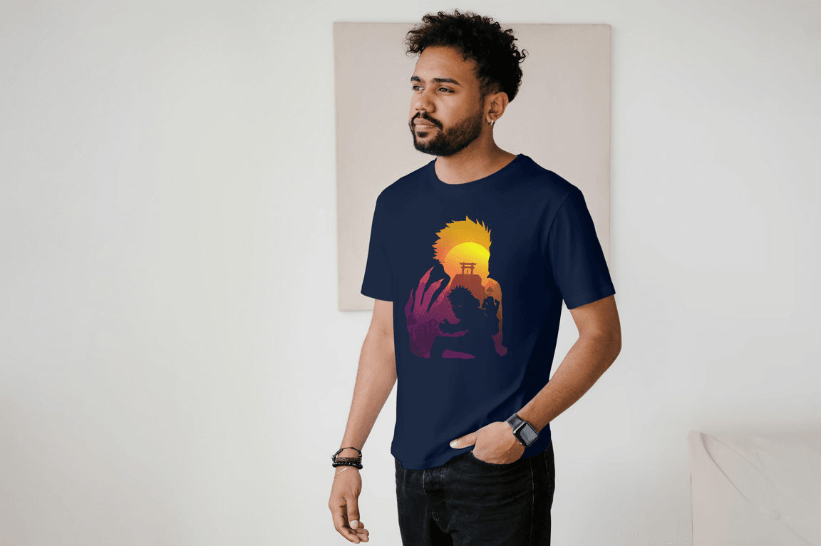Demon Slayer: Tanjiro & Rengoku 'Flame Hashira' T-shirt - Essentia Attire