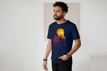 Demon Slayer: Tanjiro & Rengoku 'Flame Hashira' T-shirt - Essentia Attire