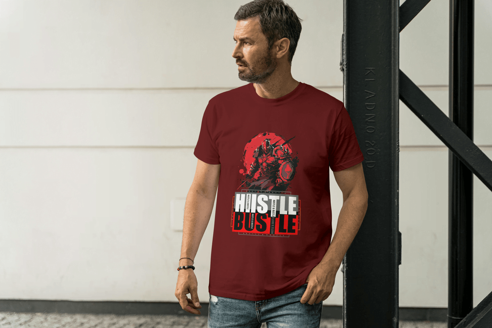 Hustle Bustle Warrior: Spartan Spirit Tee - Essentia Attire