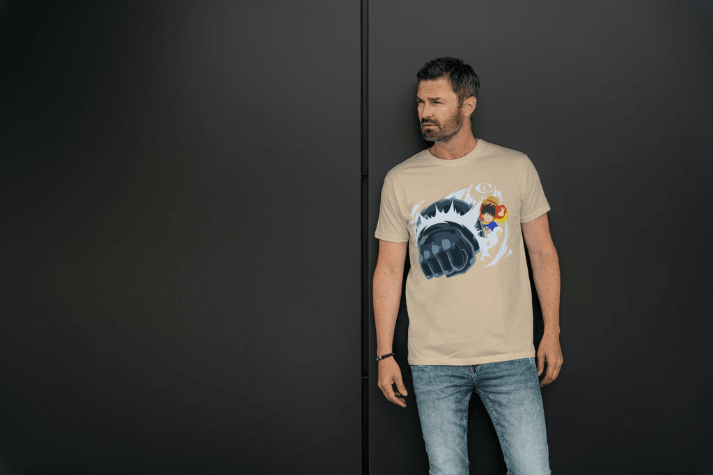 One Piece Luffy Haki Punch Graphic T-Shirt | Straw Hat Pirates Apparel - Essentia Attire