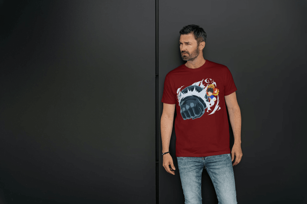 One Piece Luffy Haki Punch Graphic T-Shirt | Straw Hat Pirates Apparel - Essentia Attire