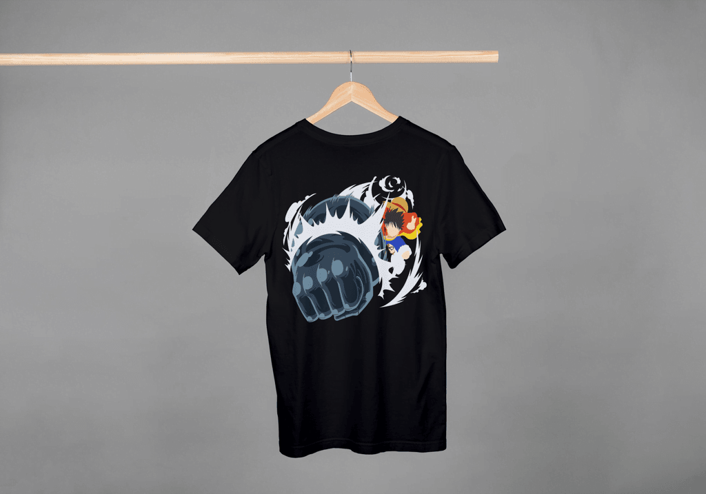 One Piece Luffy Haki Punch Graphic T-Shirt | Straw Hat Pirates Apparel - Essentia Attire