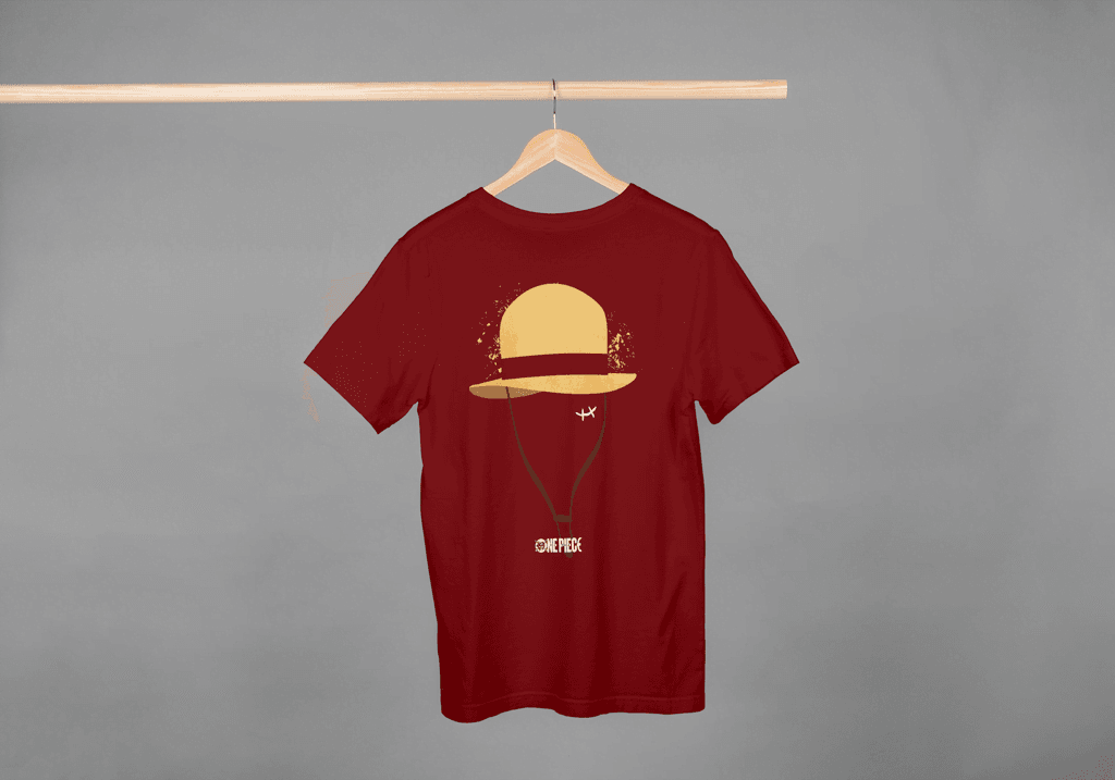 One Piece Luffy's Straw Hat Graphic Tee | Anime Apparel - Essentia Attire