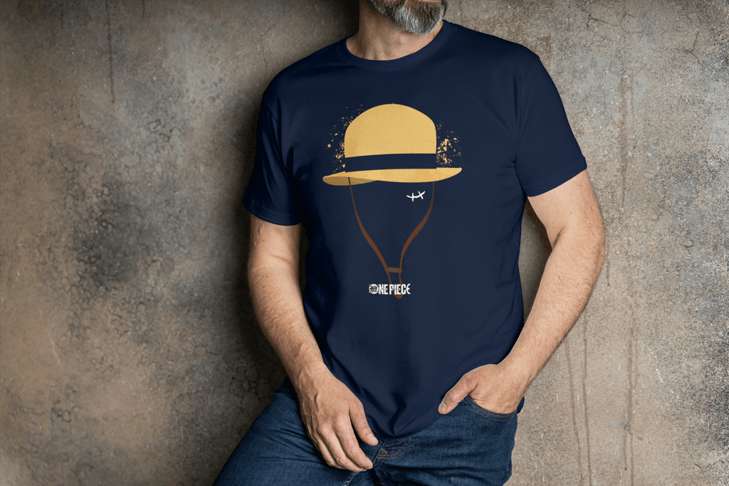 One Piece Luffy's Straw Hat Graphic Tee | Anime Apparel - Essentia Attire